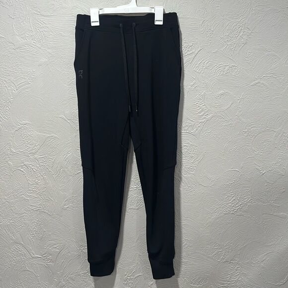 On Cloud Running Sweat Pants Joggers Black Size Small - Picture 1 of 11